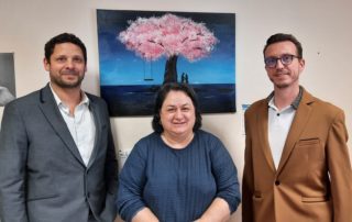 Madame MATHIEU Christiane, directrice de l’EHPAD Lagraulière, a accueilli la PTS 19