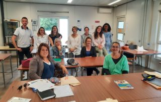 La PTS 19 s'est rendue au CFPPA à Tulle-Naves pour rencontrer les étudiants et Madame Beldent Valérie, Coordinatrice DEAES.