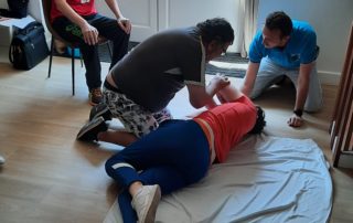Sensibilisation « Geste Qui Sauvent » dispensé par le Coordinateur de la PTS 19, Damien PLANCHAIS