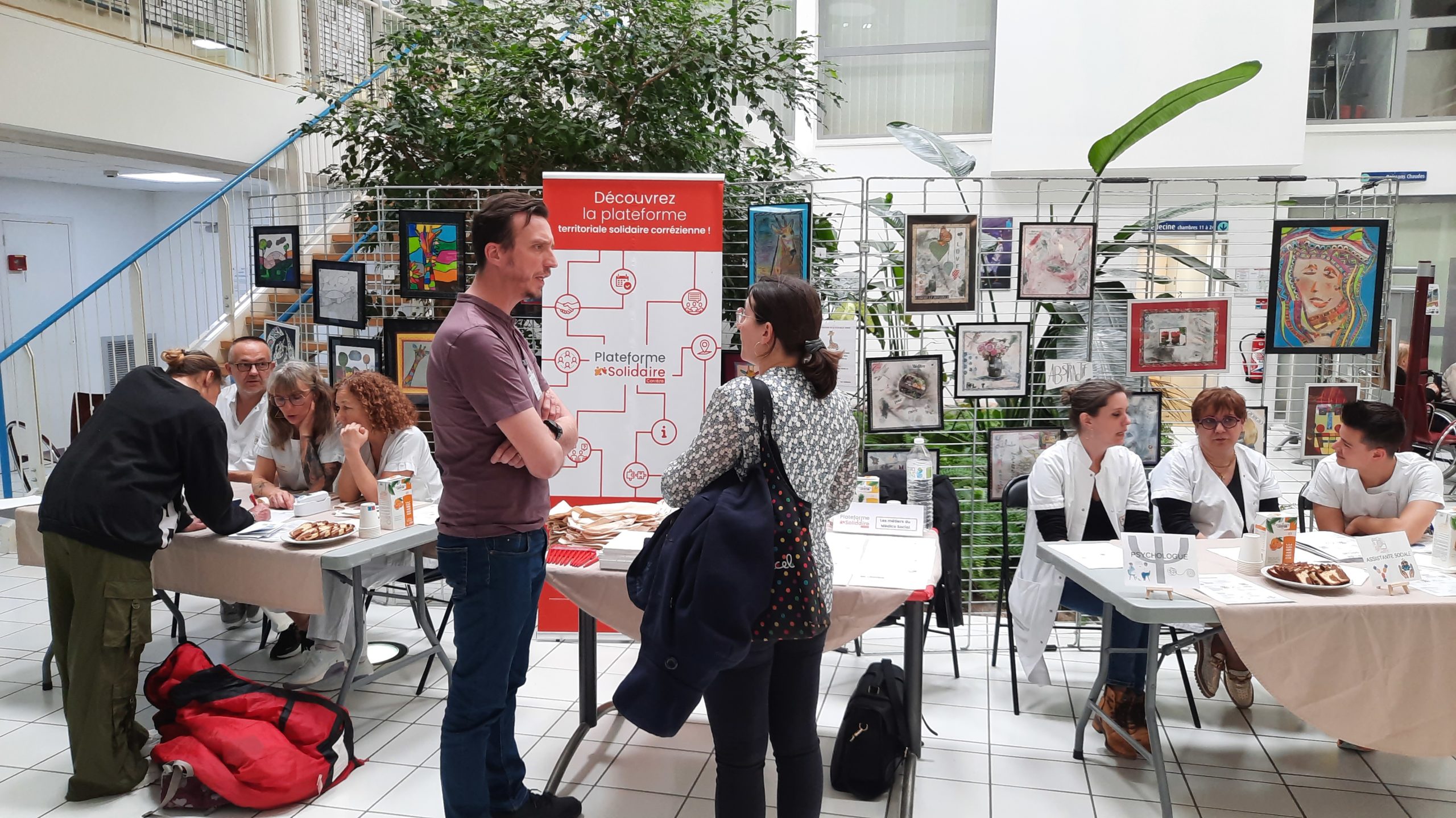 La PTS 19 a été invitée par France Travail à participer à la journée des métiers