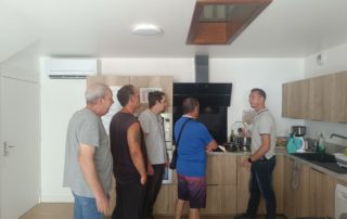 Les habitants de la Maison des Iris ont sollicité la PTS 19 pour une sensibilisation aux risques d'incendie