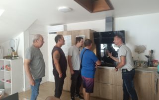 Les habitants de la Maison des Iris ont sollicité la PTS 19 pour une sensibilisation aux risques d'incendie