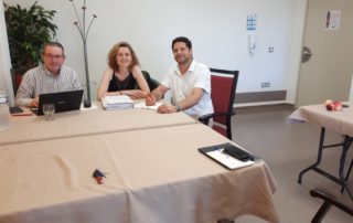 Rencontre entre la PTS 19 et Monsieur CONNANGLE Sylvain, directeur de l’EHPAD La Madeleine, à Bergerac, en Dordogne.