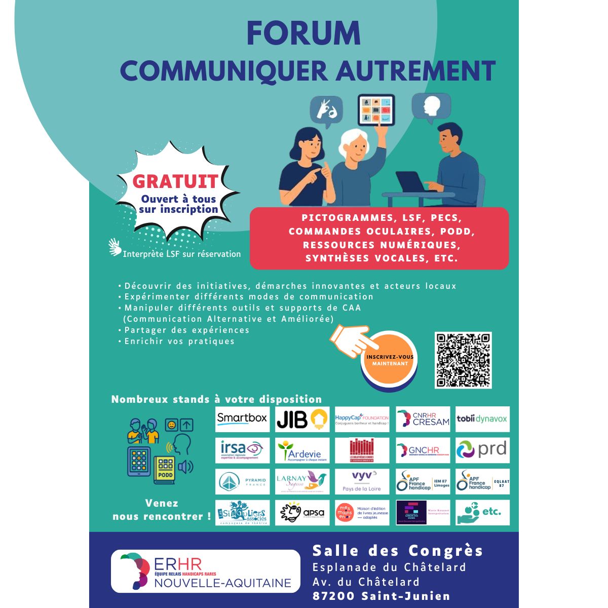 Forum « Communiquer autrement » à Saint-Junien (87)