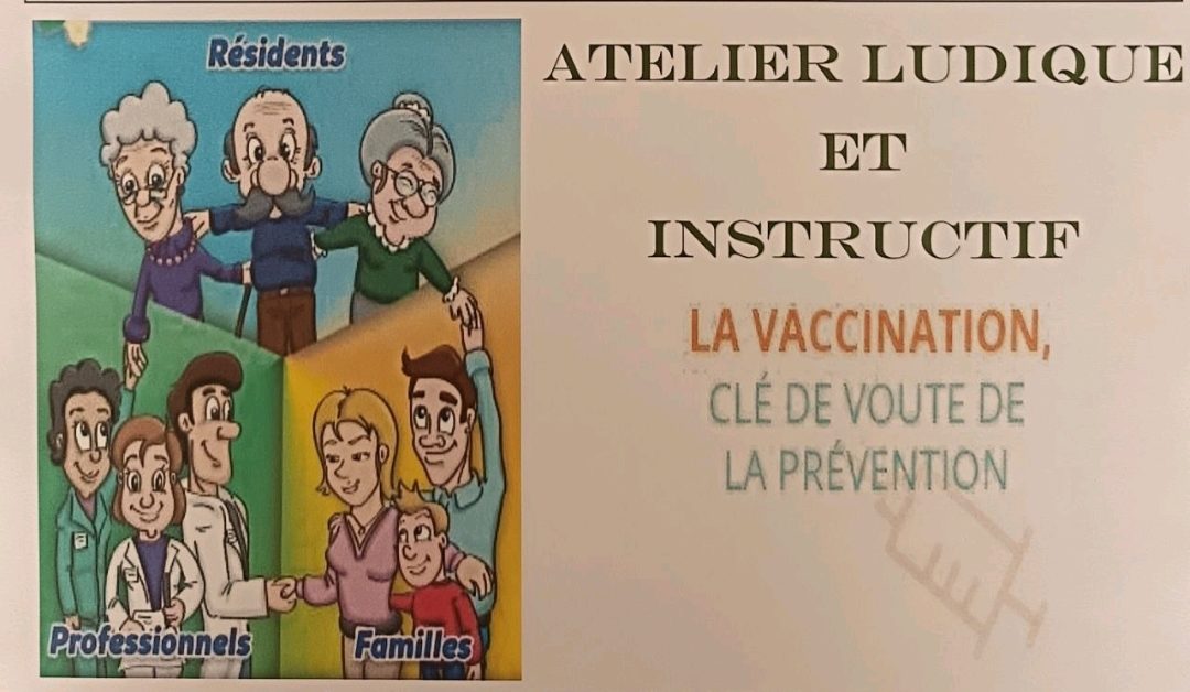 Action sur la vaccination à l’EHPAD de Lagraulière, en Corrèze