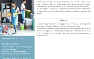La PTS 19 a été invitée par le GRETA Limousin à rencontrer les stagiaires en formation