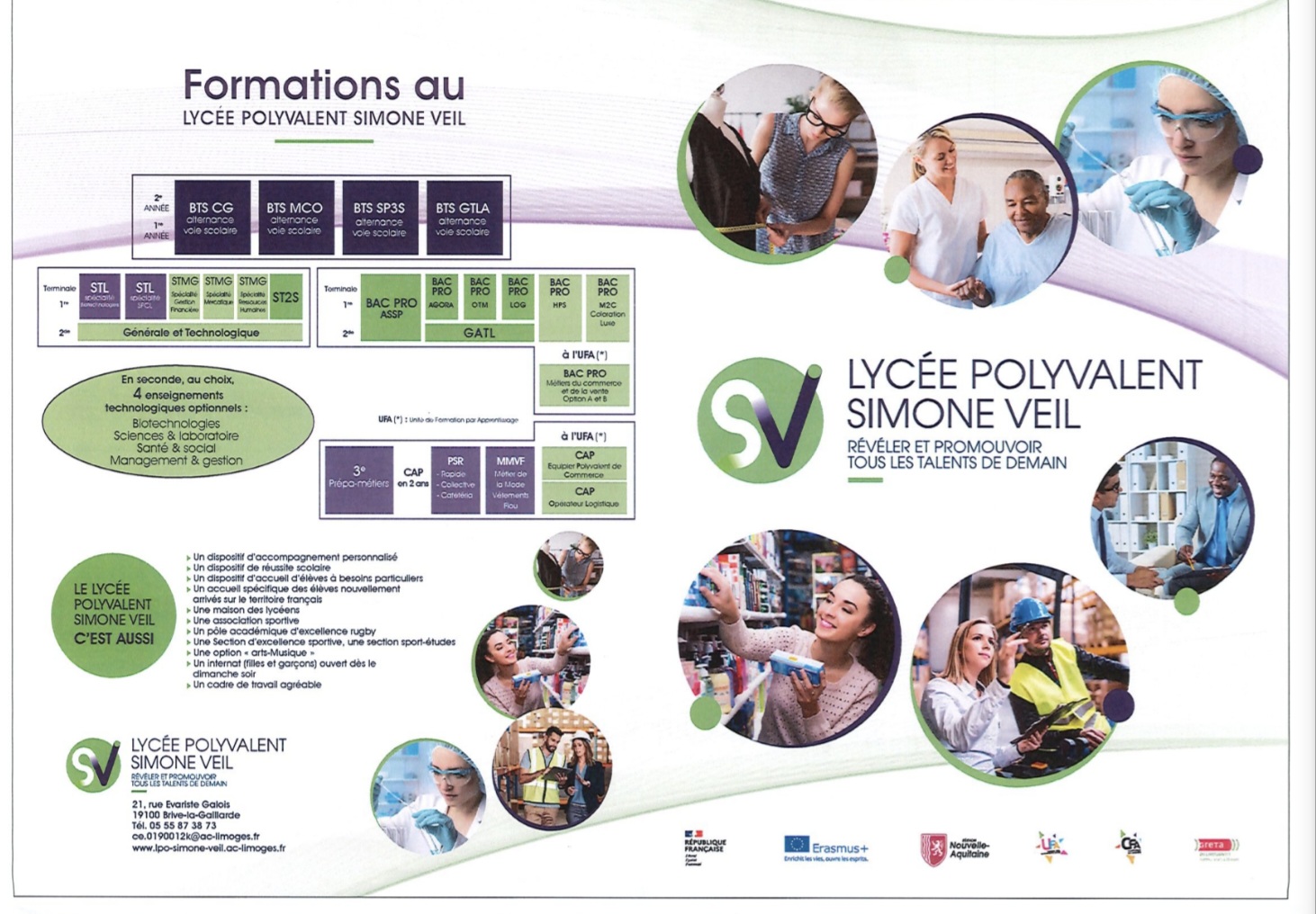 La PTS 19 a eu le plaisir d’être invitée à une soirée des partenaires organisée au lycée Simone Veil